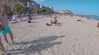 Strolling Along Barcelona's Beaches in Summer 2023! Spain in 4k!