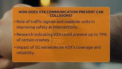 How Does V2X Communication Prevent Car Collisions? - Talking Tech Trends
