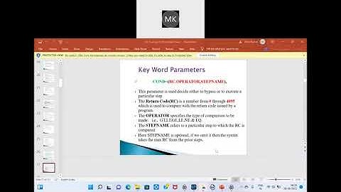 2 Mainframes JCL Conditional  Parameters