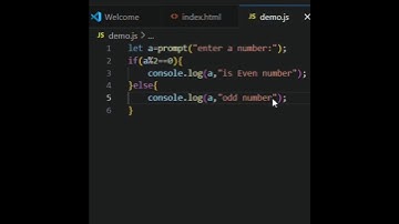 Program For Even And Odd Numbers In Js #coding #codemasters #javascript #java #javascripttutorial