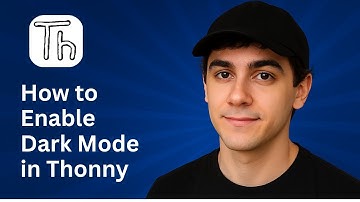 how to enable dark mode in thonny! (2025 Quick Enable)