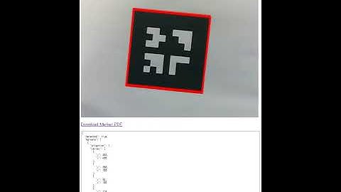 JSARToolkit  테스트 영상