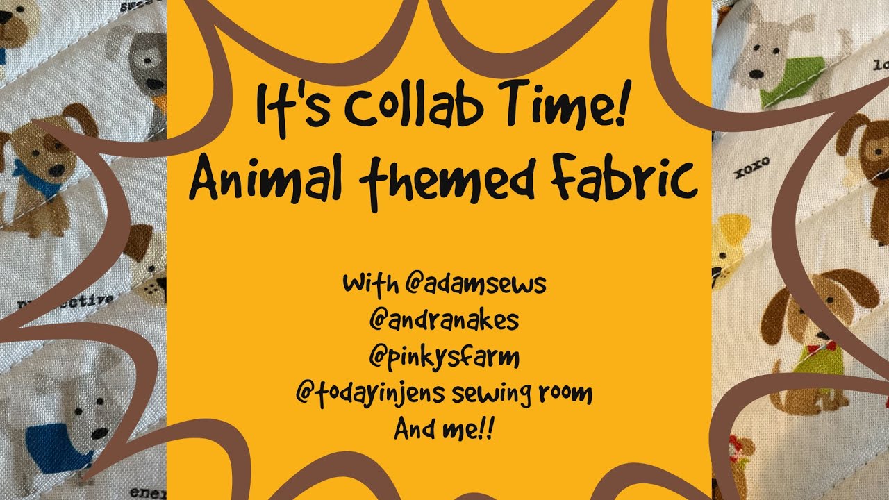 Animal Fabric Collab!!  