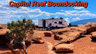 Boondocking at Capitol Reef National Park