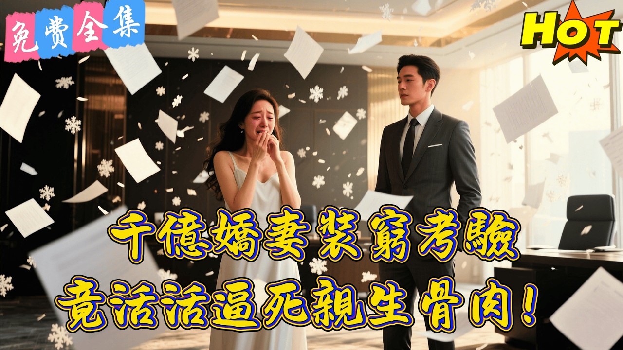 【全集】千億富婆為了「裝窮考驗」，竟拒交醫藥費活活逼死親生骨肉！當丈夫得知真相心灰意冷簽下離婚協議丨江川   & 陳聿修 丨短劇完整版#短劇#熱門短劇#全集短劇#繁中短劇#完結超清