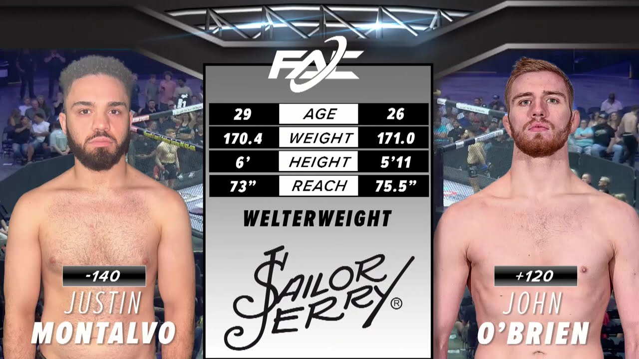 Justin Montalvo vs. John O'Brien - FAC 30