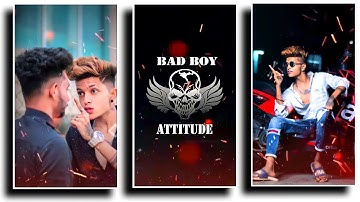 New Attitude Status Editing Kinemaster Video Editing Boys Attitude Status Editing New Status Editing