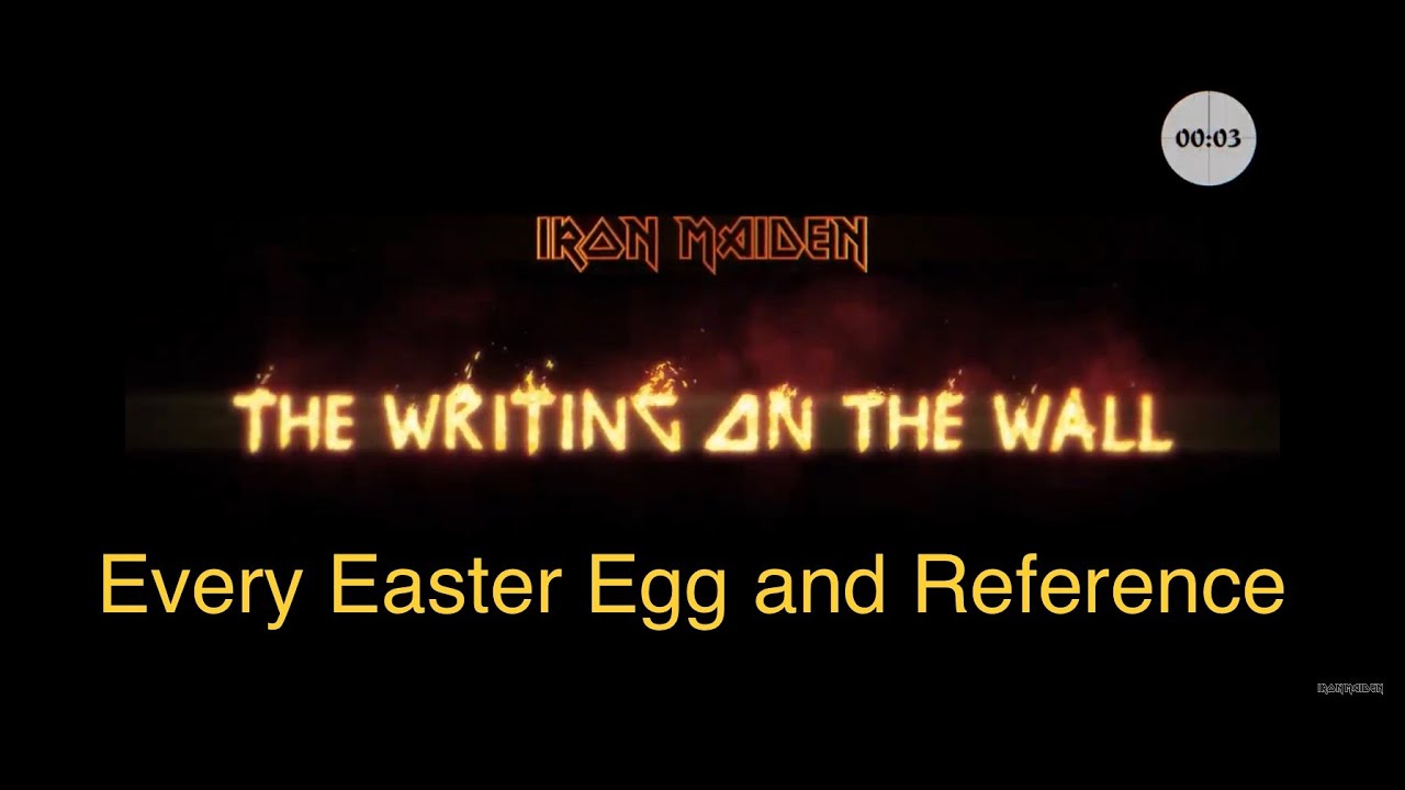 Iron Maiden The Writing On The Wall Every Easter Egg Full
