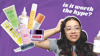 Trying Hyped Skincare Products | Unsponsored Review | D'you, Simple, Aqualogica, Chemist at play screenshot 5