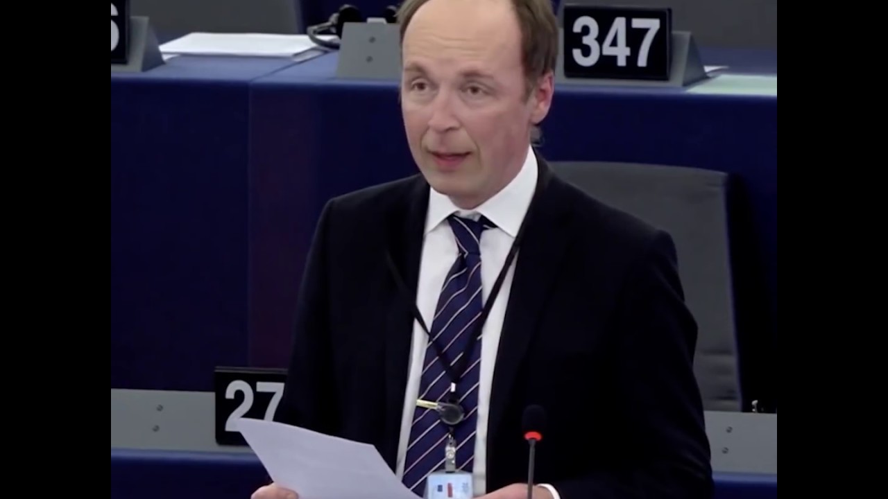 Jussi Halla aho GCM sopimuksesta Euroopan parlamentti 13112018