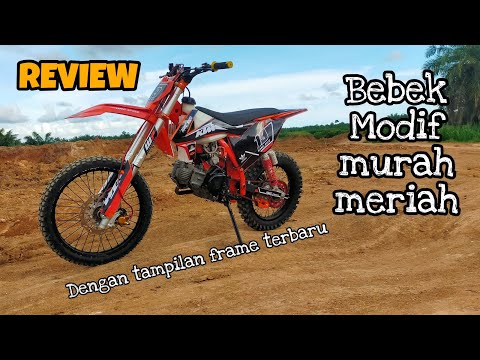 Bebek Modif KTM 85 Mesin Vega ZR #modifikasi #trail #ktm #vega