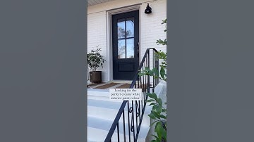 The Perfect White Paint Color for Painting Exterior Brick