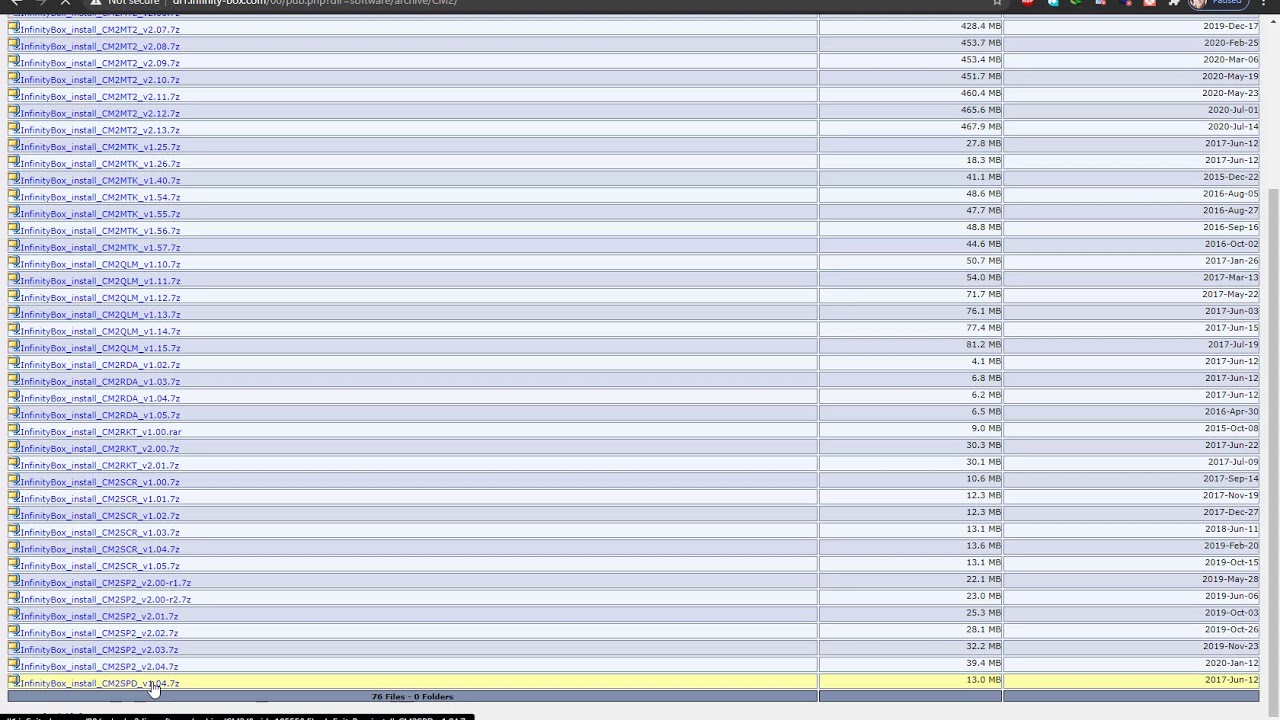infinity Box CM2 Setup Download