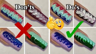 Nail art tricks 🔥 || How to make perfect nail art || #naildesign #nailart #teju #nailarttechnique