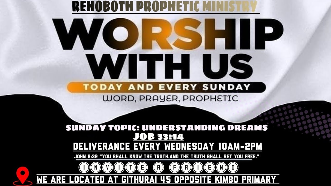 UNDERSTANDING DREAMS. (BY PASTOR JACKSON MUTURI)