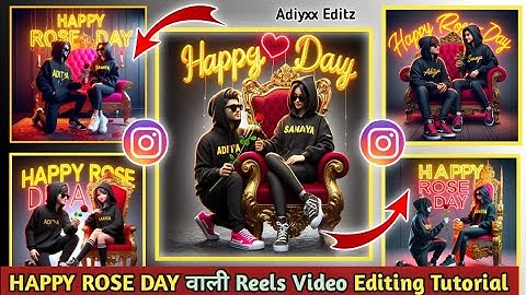 Instagram Viral Rose Day Ai Photo Editing | Rose Day Ai Image Generator | Happy Rose Day #edit