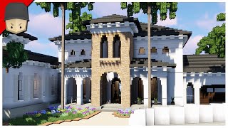 Minecraft House Design: Mediterranean House