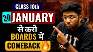 Class 10th - Comeback Plan 2026🔥 | Last 30 Days | Class 10th | @ShobhitNirwan17