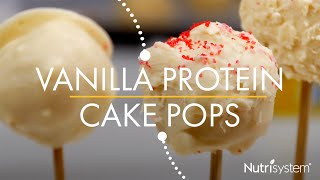 Vanilla Protein Cake Pops - Nutrisystem Recipe
