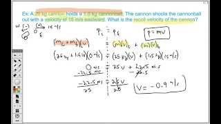 How to Solve Conservation of Momentum Problem (Explosion Collision)