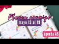 Planea conmigo | Mayo 13 al 19 | Ronrong | #papeleria #plannercommunity