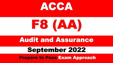 01 - Audit & Assurance (AA) - ACCA Prepare to Pass - Sept 2022 MNN
