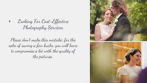 Looking For a Wedding Photographer- Avoid These 5 Mistakes