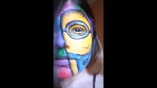 Maquillaje artístico MINIONS (Despicable me - Minion makeup look)