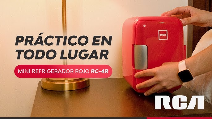 Chefman Mini Refrigerador con espejo Rosa para mantener tus poroductos o  calientes 