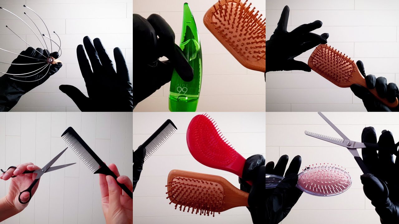 ⚡Fast and Aggressive ASMR⚡ Head massage 🤤 Haircut ✂️ Hair care Video compilation ✨