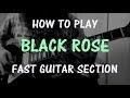 How to Play the Fast Section of Black Rose! - Thin Lizzy Guitar Lesson