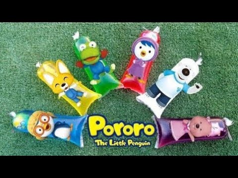 Pororo Bermain Air Warna Warni Bareng Teman Teman Edy,Poby,Crong,loopy,Patty,Rody,Tutu,Tongtong