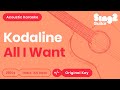 All I Want (Acoustic Guitar Karaoke) Kodaline