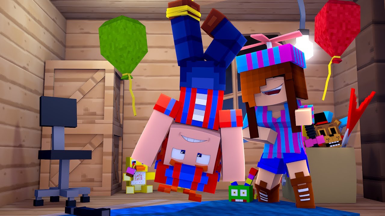 BALLOON BOY MEETS BALLOON GIRL? - MINECRAFT FIVE NIGHTS AT FREDDYS (FNAF ROLEPLAY)