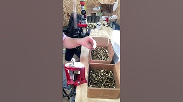 20 minutes of resizing and depriming 9mm in 40 seconds #reloading #9mm #pewpew #9mmluger