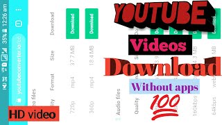How to download youtube videos without apps ! Kokborok language. screenshot 1
