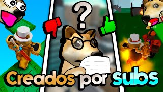 Review de Juegos CREADOS POR SUSCRIPTORES en Roblox #2