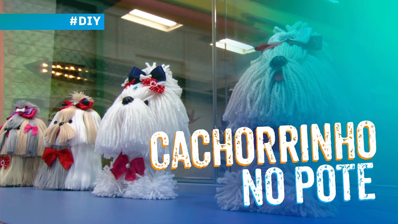 Cachorrinho no pote por Valdirene Oliveira
