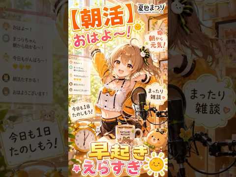 まつりちゃんが朝活配信をするって！！なんとまつりちゃんが幼少期のやらかしを語る？？まつりちゃんは何をやらかしてしまったんだ？？【夏色まつり/ホロライブ切り抜き】#shorts