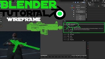 (Blender Tutorial) How To Create Wireframe Guns For GTA5 FiveM