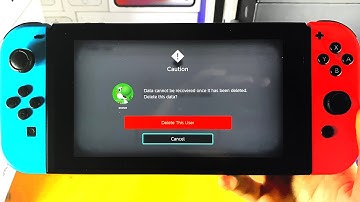 How To Delete User from Nintendo Switch!