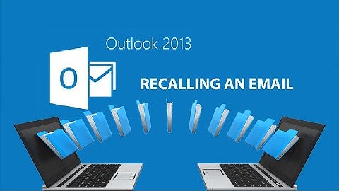 🔙Outlook 2013 Recalling an Email📧