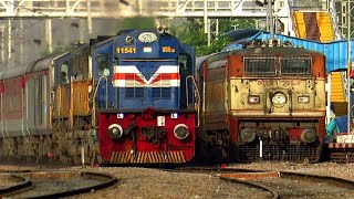 Double Diesel Trains at Full Speed | Twin ALCO delight