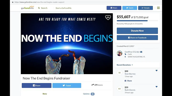 Geoffrey Grider's Strange Fundraising Campaigns