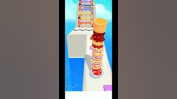PANCAKE RUN - All Levels Gameplay - Level 162 #short #shorts