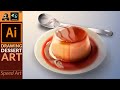 Dessert Artwork in Adobe Illustrator | Speed Art