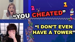 Sykkuno Makes Miyoung QUIT Tricky Towers With His NO TOWER WIN | Tricky Towers w/ Disguised Toast