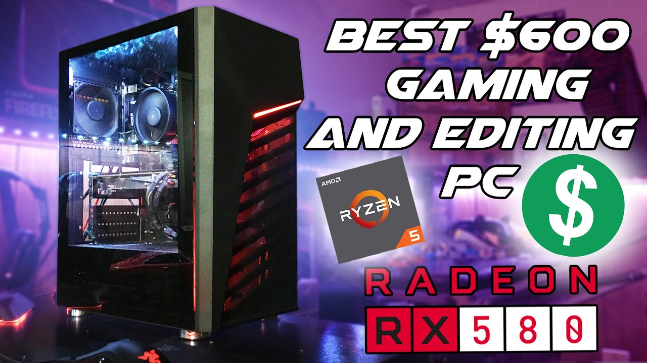 Ryzen 5    Asus RX 8GB Budget Gaming Pc #pcbuild #gamingpc