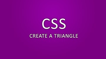 CSS - Create a triangle