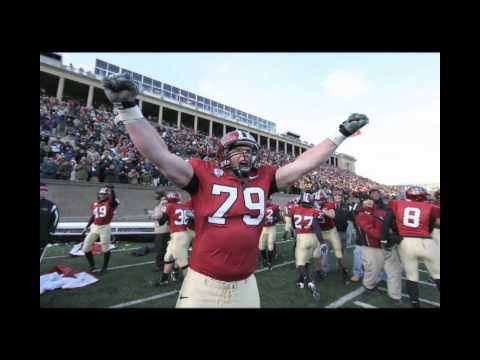 Harvard Crimson football vs. Yale Bulldogs. 2010 promotional video for "The Game" played at Harvard Stadium